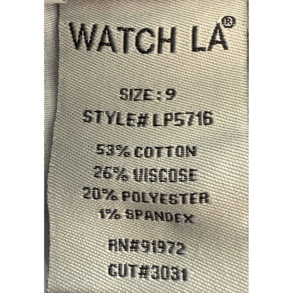 Watch LA Junior/Womens Blue Button-Fly Flare Jeans Size 9 Premium Denim NWT - Picture 7 of 8